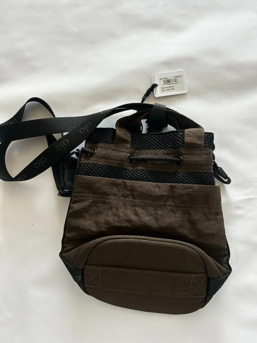 Alo Yoga Utility Cross Body Bucket Bag - Brown - NWT